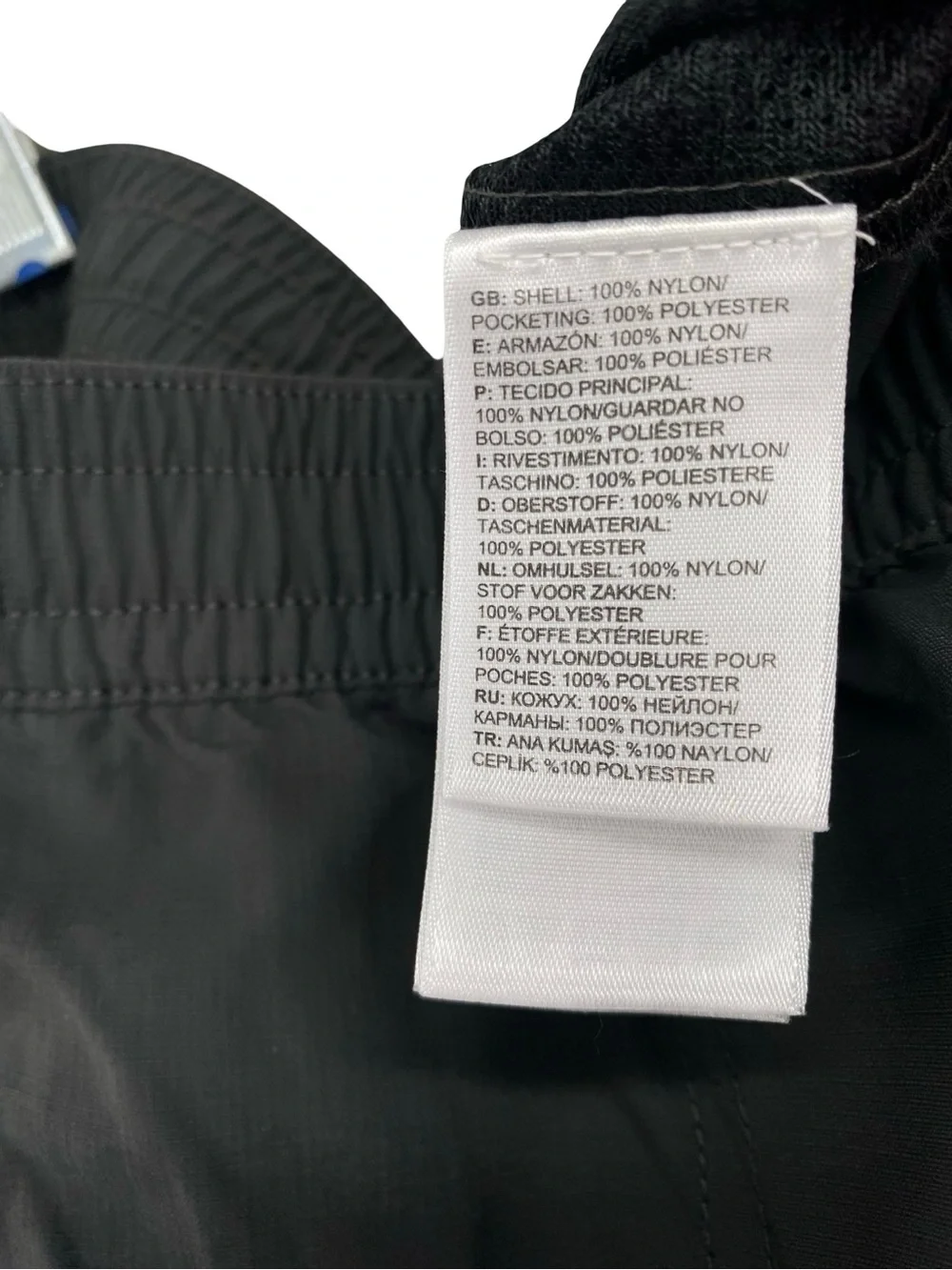The North Face Men’s Adventure Black Nylon Shorts Size Large